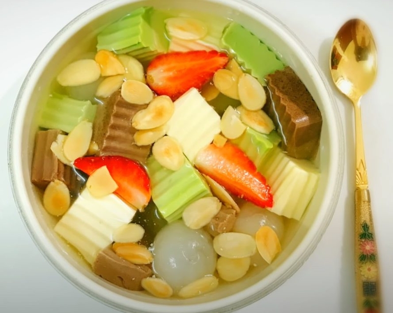 Cách làm chè khúc bạch mềm tan mát lạnh cực đơn giản ngay tại nhà-3