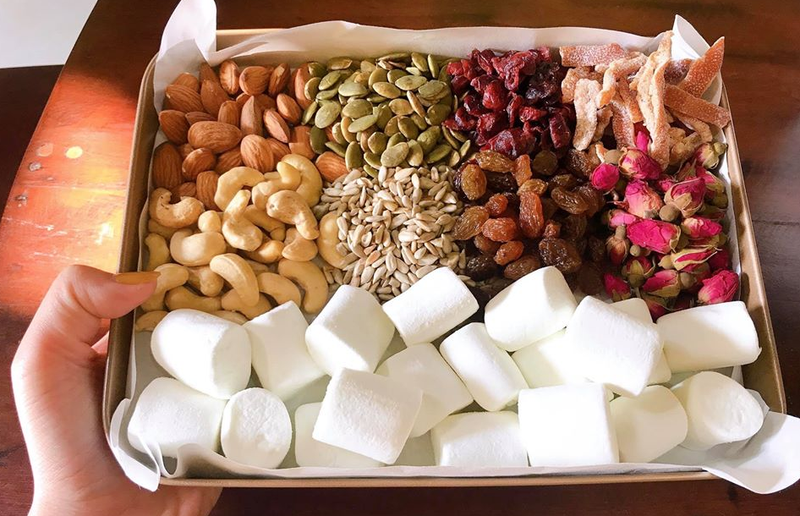 Cách làm kẹo nougat cho người ăn kiêng và giảm cân 3