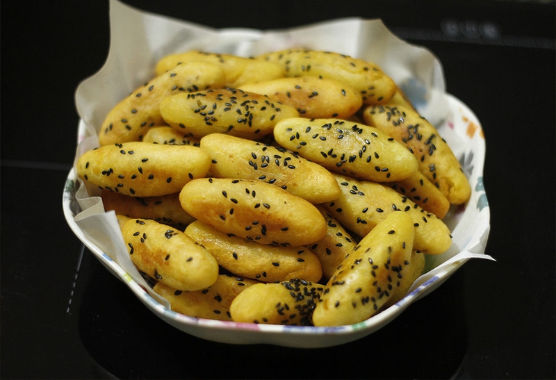 Cách làm khoai lang kén 1