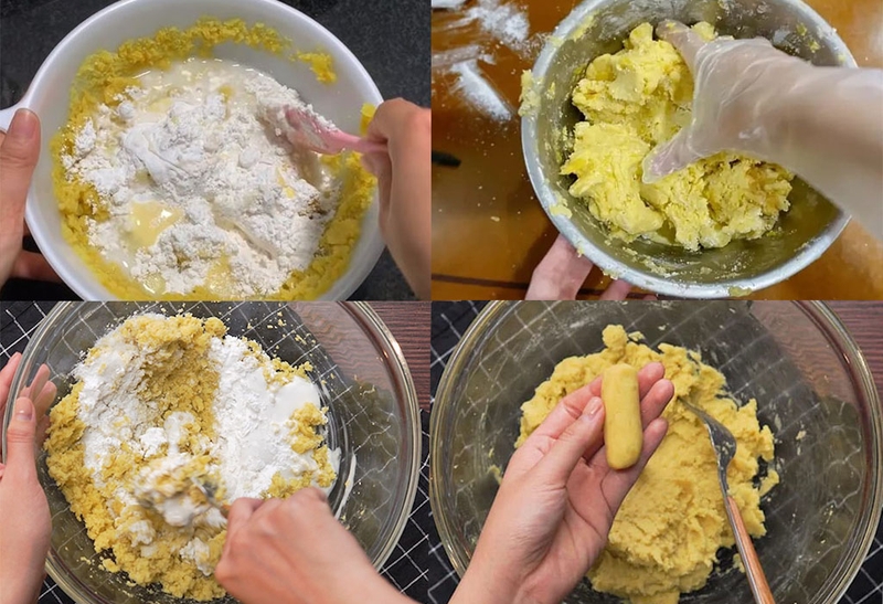 Cách làm khoai lang kén 2