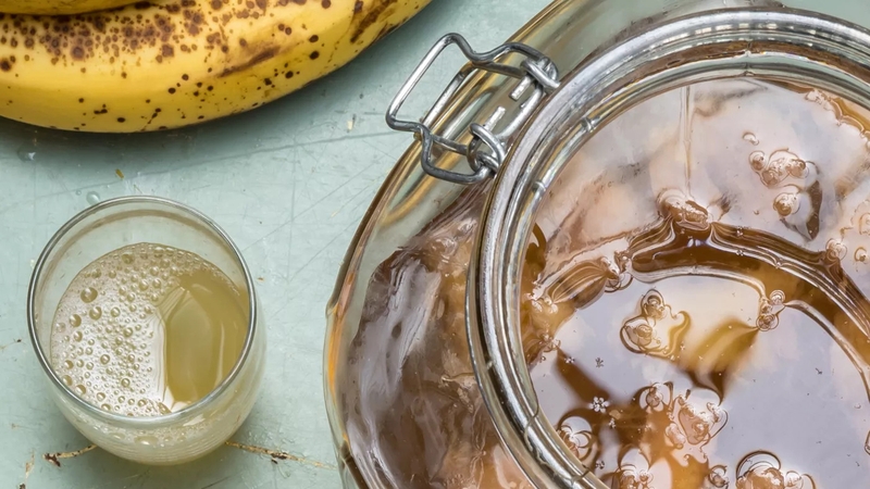 Cách làm kombucha chuối thơm ngon ngay tại nhà