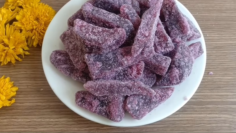 Thành phẩm mứt khoai lang cần đạt được