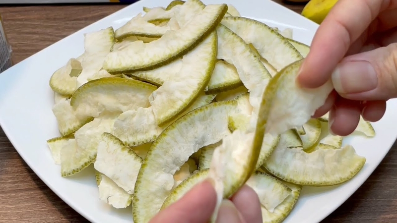 cách làm mứt vỏ bưởi 3