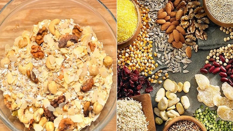 Cách làm ngũ cốc lợi sữa thơm ngon tại nhà 2