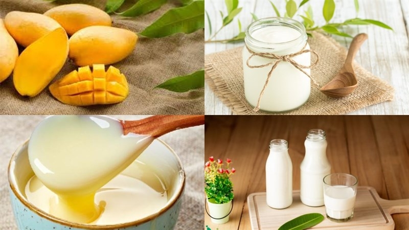 Hướng dẫn cách làm sữa chua xoài tại nhà