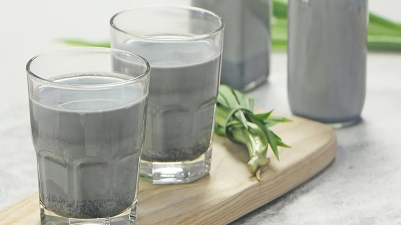 Thành phẩm sữa gạo lứt mè đen