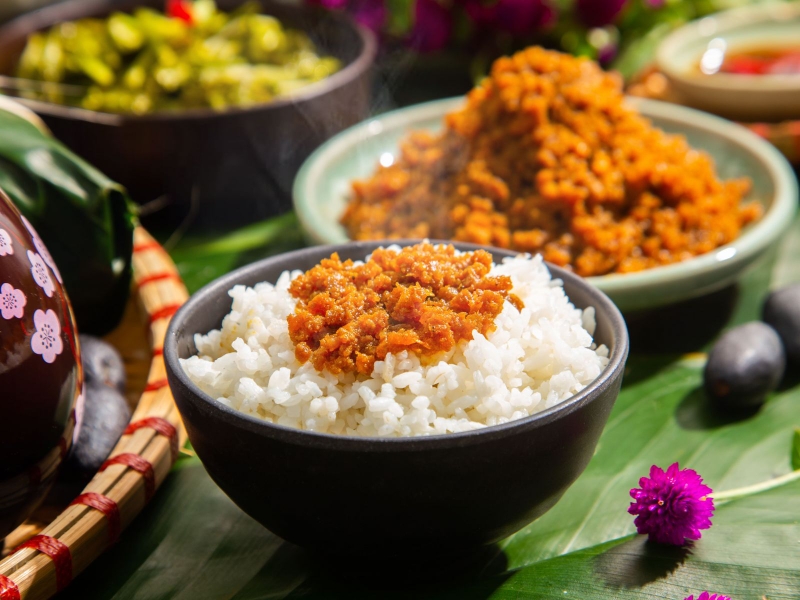 cách làm thịt chưng mắm tép 2