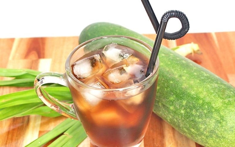 Cách làm trà bí đao hạt chia giải nhiệt cơ thể cực kỳ đơn giản1
