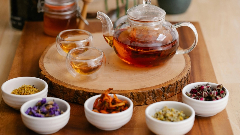 Bảo quản trà thảo mộc khô ở nơi thoáng mát, tránh ánh nắng trực tiếp