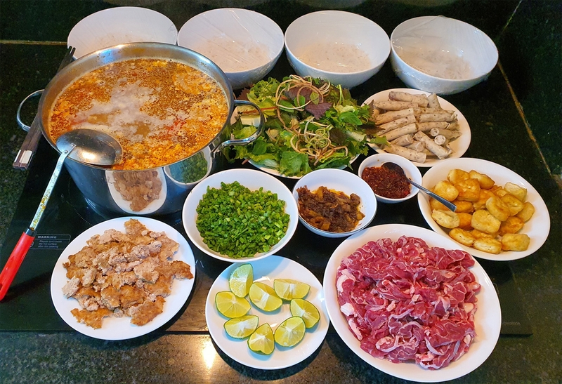 Cách nấu bún riêu cua 3