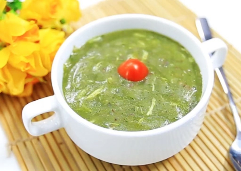 Cách nấu cháo rau sam cho bé ăn dặm khi bị tiêu chảy thơm ngon, dễ ăn 2