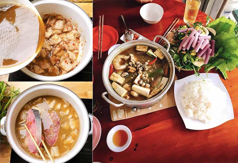 cách nấu lẩu mắm 4