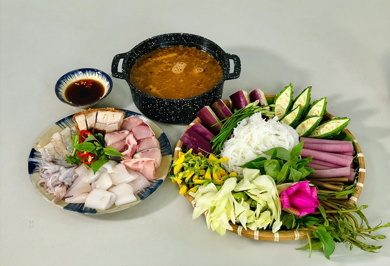 cách nấu lẩu mắm 5