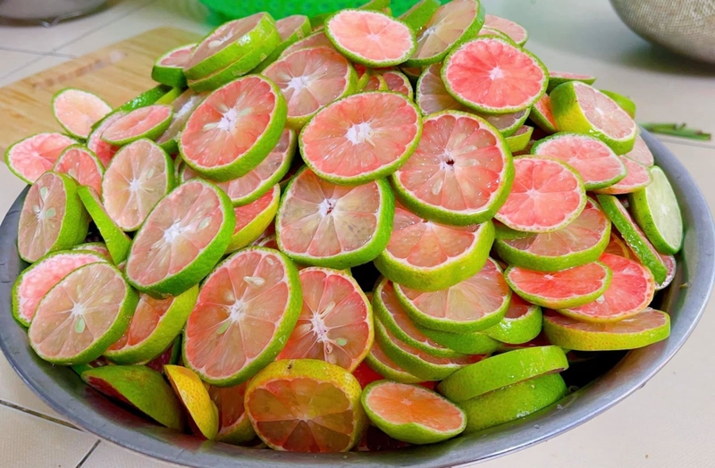 Cách ngâm chanh đào mật ong chữa ho tại nhà 3