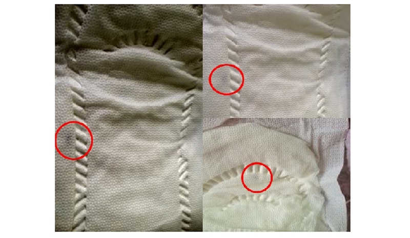 cách nhận biết băng vệ sinh diana cool fresh giả qua bề mặt băng