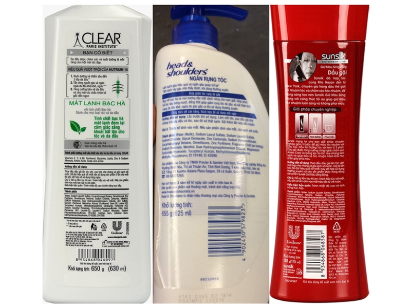 cách chọn dầu gội thật giả