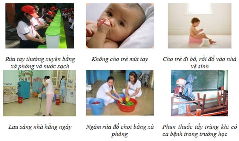 Cách phòng chống lây lan bệnh tay chân miệng ở trẻ