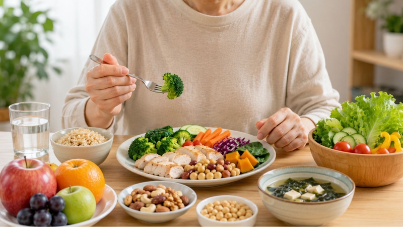 Người bệnh nên duy trì chế độ ăn cân đối