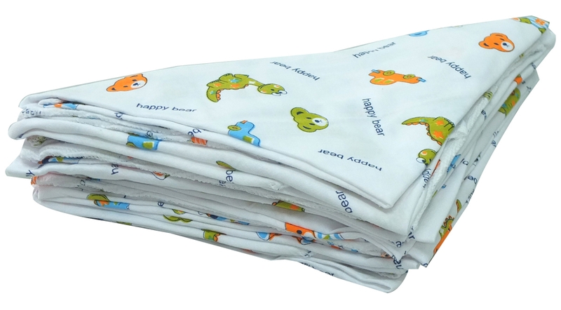 Đối với tã chéo, tã được thiết kế hình tam giác nên mẹ không cần gấp