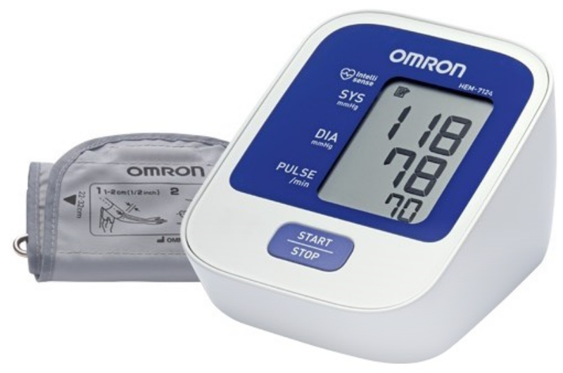 Cách sử dụng máy đo huyết áp Omron HEM-8712 với 5 bước cần lưu ý 3
