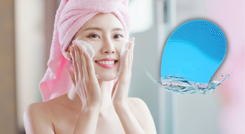 Cách sử dụng máy rửa mặt cho da sạch sâu 2