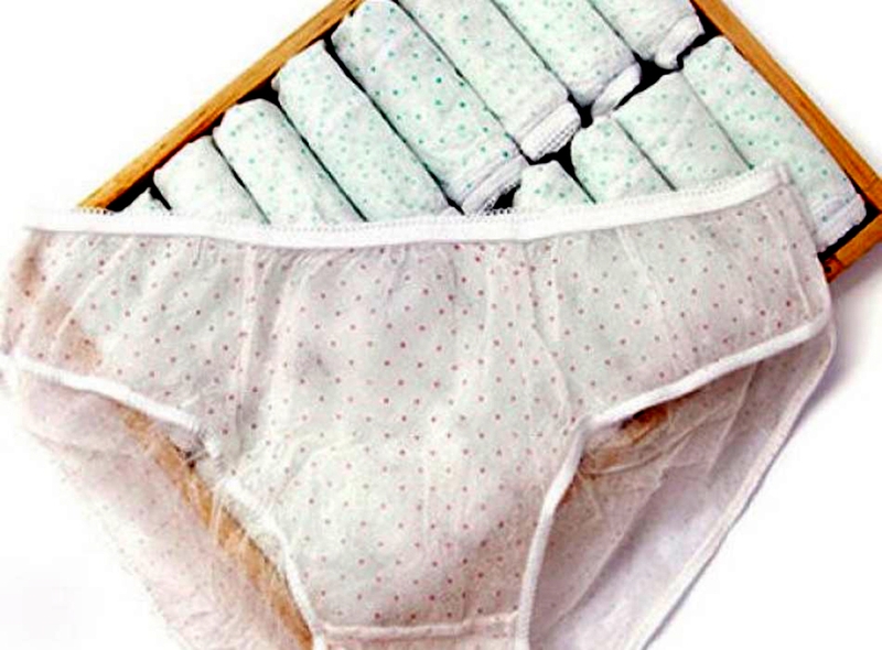 Quần lót giấy chỉ nên dùng 1 lần rồi bỏ, không tái sử dụng