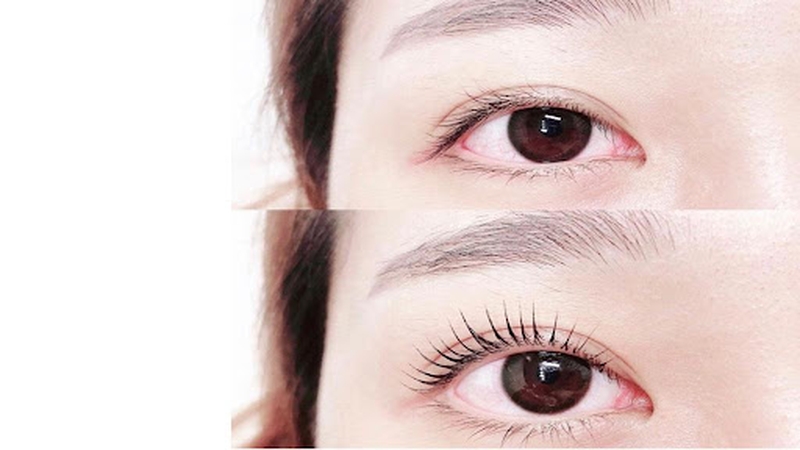 làm lông mi uốn mi cong vút bằng thuốc