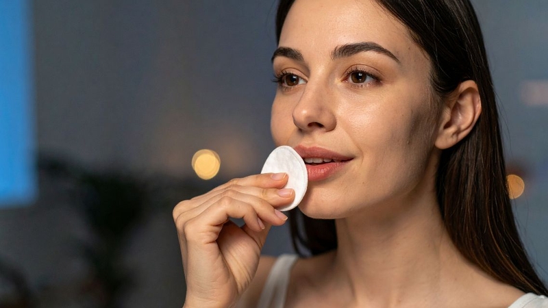 Sau khi tẩy trang môi bạn cần dưỡng môi đầy đủ