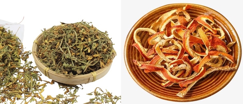 cách trị ho bằng hoa đu đủ đực với trần bì bách bộ