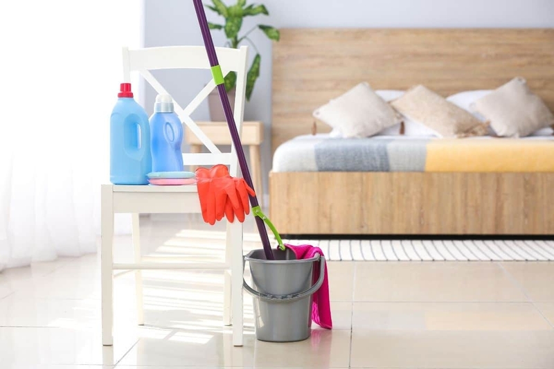 Giữ vệ sinh phòng ngủ luôn sạch sẽ hạn chế nguy cơ mạt gà quay trở lại
