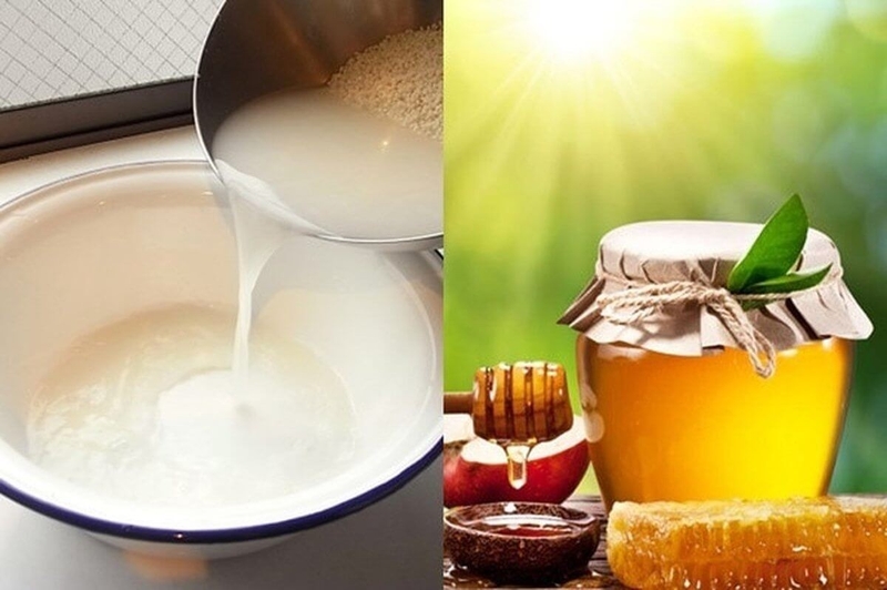 Cách trị mụn bằng nước vo gạo và mật ong