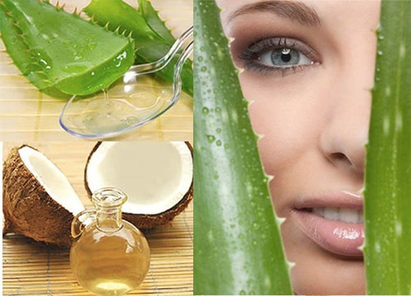 Cách trị nám bằng dầu dừa và nha đam