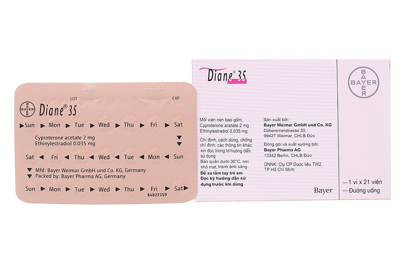 Cách uống thuốc tránh thai diane 35 an toàn, hiệu quả 3