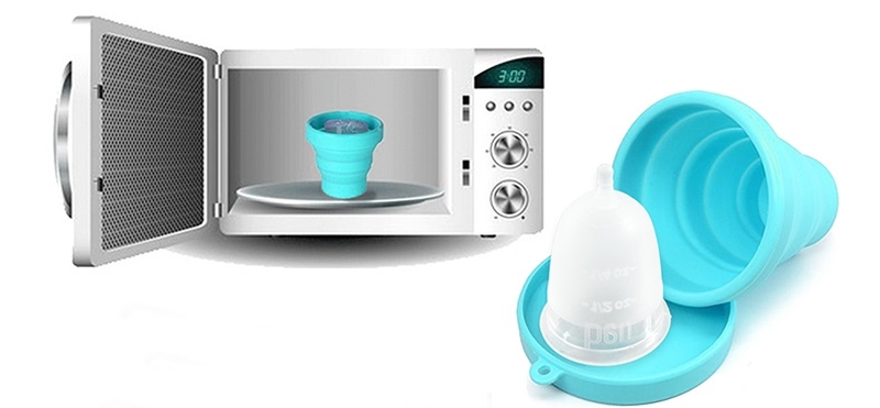 Cách tiệt trùng cốc nguyệt san bằng lò vi sóng 2