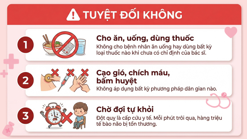 Điều tuyệt đối không làm