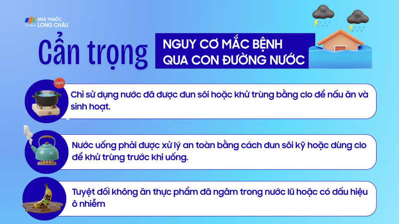 Cẩn trọng nguy cơ mắc bệnh qua đường nước