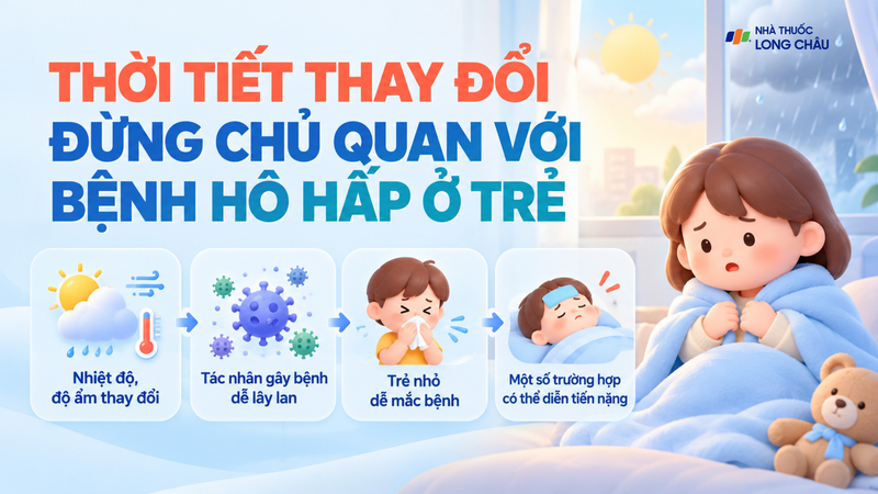 Thời tiết thay đổi có thể tạo điều kiện cho bệnh hô hấp lây lan