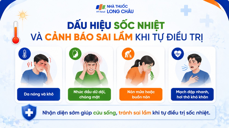 Nhận diện sớm dấu hiệu sốc nhiệt và tránh các sai lầm trong điều trị