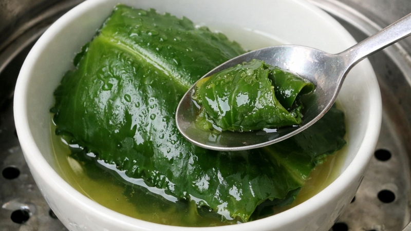 Lá sống đời hấp cách thủy cùng đường phèn là bài thuốc trị ho được nhiều người áp dụng