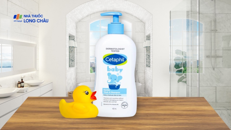 Sữa tắm gội toàn thân Cetaphil Baby Gentle Wash & Shampoo