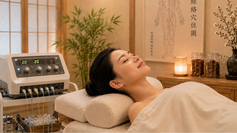 Điện châm tác động lên hệ thần kinh, giúp cơ thể thư giãn