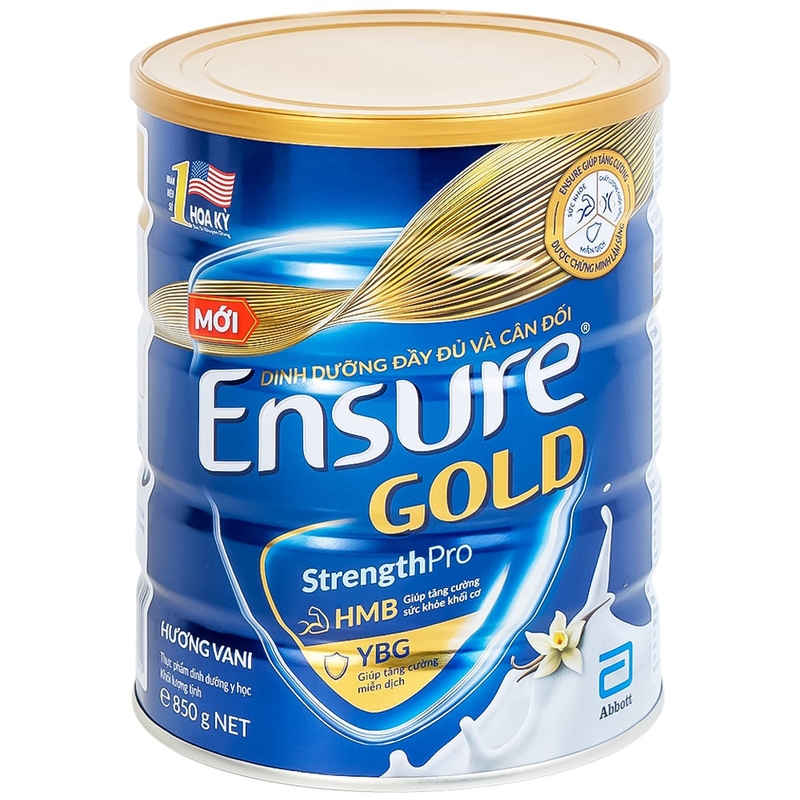 Chăm sóc sức khỏe tối ưu hơn với sữa Abbott Ensure Gold StrengthPro 1