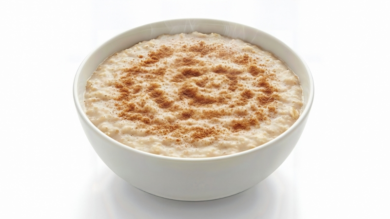 Cháo yến mạch giàu chất xơ giúp tiêu hóa tốt và cung cấp năng lượng ổn định cho trẻ