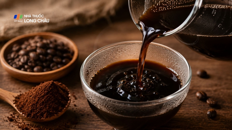 Dùng cà phê pha đậm, không dùng cà phê pha loãng