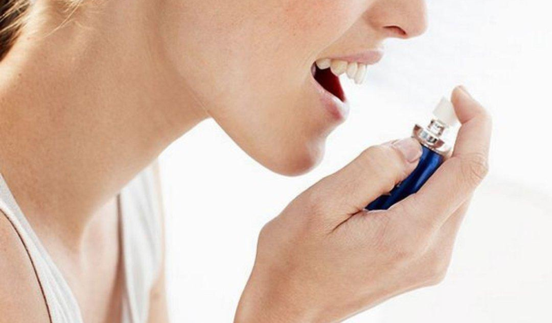 Xịt thơm miệng đem lại cảm giác sạch miệng