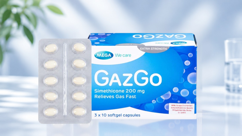 Thuốc hỗ trợ giảm cảm giác khó chịu, căng đau và trướng bụng do đầy hơi