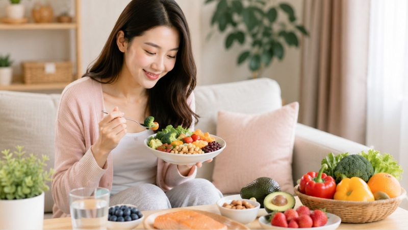 Chế độ dinh dưỡng cân bằng góp phần hỗ trợ sức khỏe sau chuyển phôi