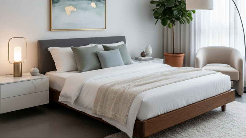 Loại bỏ những vật dụng không cần thiết để giữ phòng ngủ gọn gàng