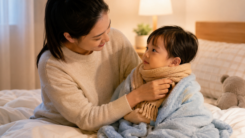 Máy phun sương duy trì độ ẩm phù hợp hỗ trợ làm dịu nghẹt mũi ở trẻ