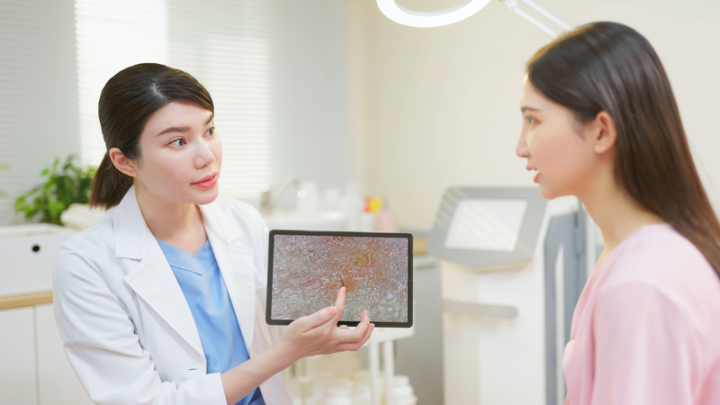 Nên đến cơ sở y tế để được kiểm tra khi phát hiện mụn u bã đậu